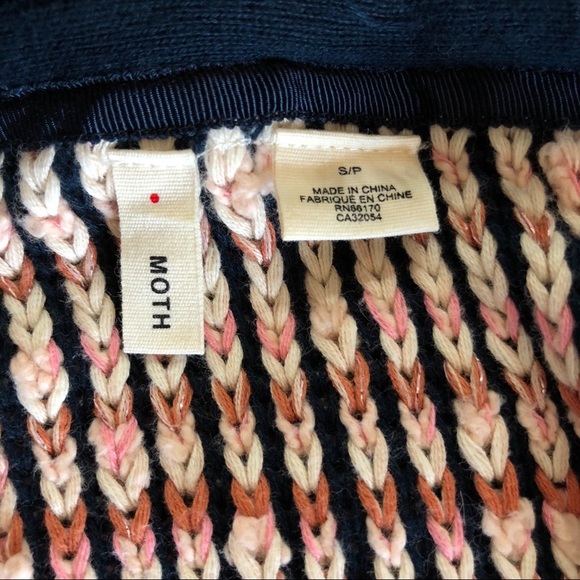 ANTHROPOLOGIE MOTH Grafton Marled Jacket Sweater - Picture 6 of 6